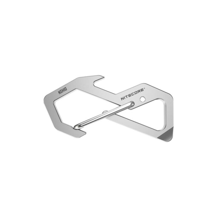 Nitecore - NSH10 EDC Multiuse Titanium Snap Hook - moschettone Nitecore - NSH10 EDC Multiuse Titanium Snap Hook - moschettone