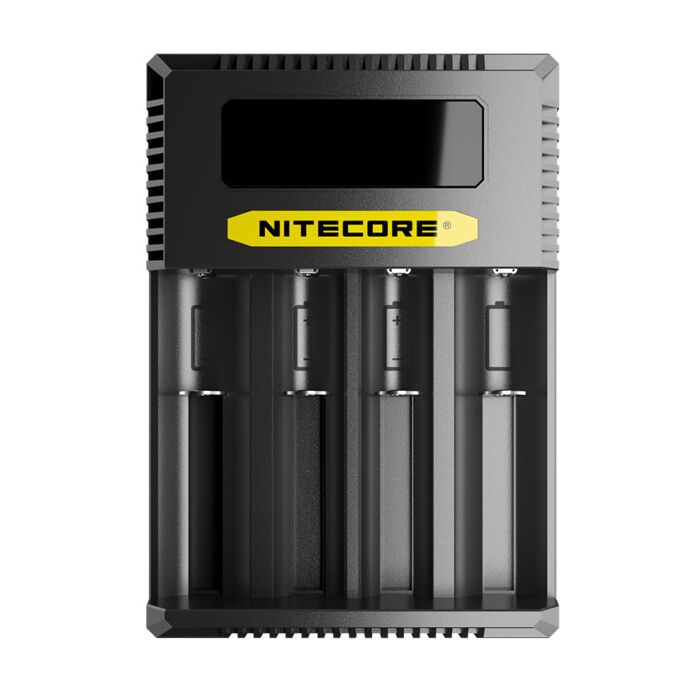 Nitecore - Ci4 Superb Charger - per Li-ion, Ni-MH e IMR - AA, AAA, 14500, 18650, 21700 ed RCR123A - Caricabatterie Universale Nitecore - Ci4 Superb Charger - per Li-ion, Ni-MH e IMR - AA, AAA, 14500, 18650, 21700 ed RCR123A - Caricabatterie Universale
