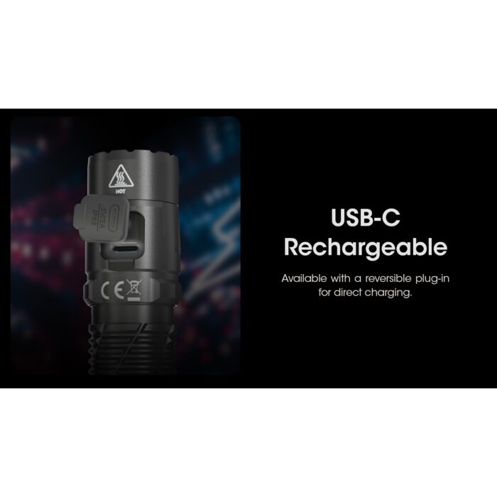 Nitecore MH12 Pro Torcia LED Ricaricabile USB-C 3300 Lumen - Potente E Impermeabile IP68
