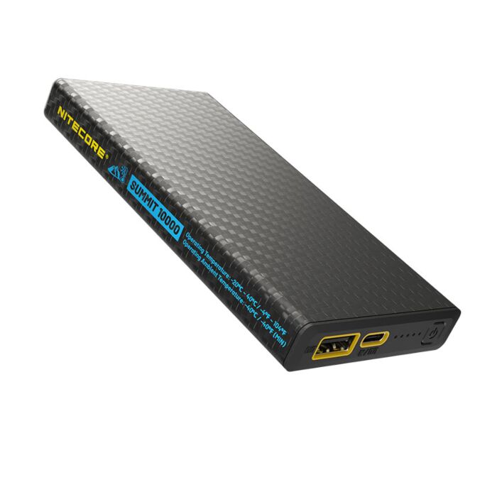 Nitecore - SUMMIT 10000 - Power Bank 10000mAh 20W ultraleggero per temperature fino a -40° - powerbank 