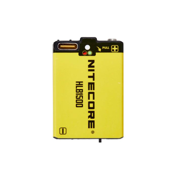 Nitecore - HLB1500 Con Plug USB-C - Batteria Ricaricabile Li-Ion 3.7V 1500mAh per HA13, HA23 e UT27 