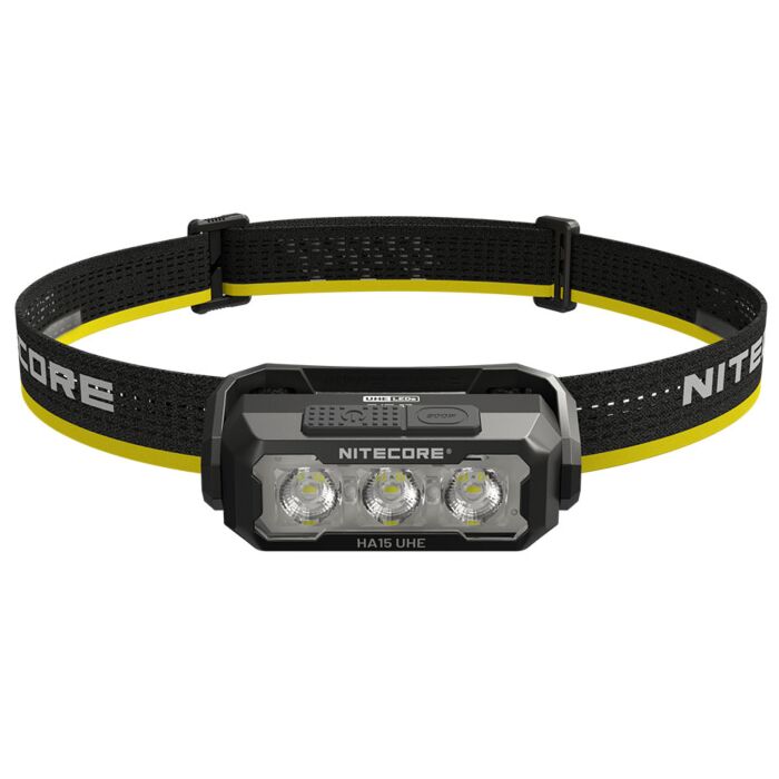 Nitecore - HA15 UHE - Frontale Ultra Compatta - 1x pila AA - 400 lumens e 80 metri - Torcia a Led Nitecore - HA15 UHE - Frontale Ultra Compatta - 1x pila AA - 400 lumens e 80 metri - Torcia a Led