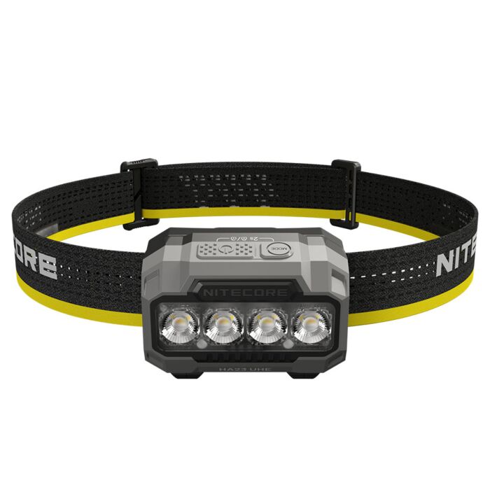 Nitecore - HA23 UHE - Frontale Ultra Compatta - 3x AAA - 600 lumens e 132 metri - Torcia a Led Nitecore - HA23 UHE - Frontale Ultra Compatta - 3x AAA - 600 lumens e 132 metri - Torcia a Led