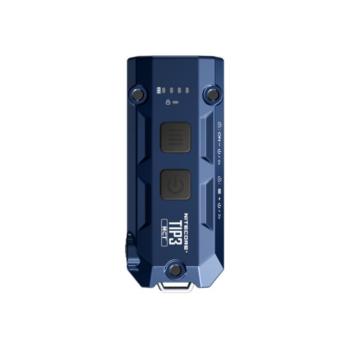 Nitecore - TIP3 MCT - Cobalt Blue - 720 lumens e 92 metri - Torcia Led ricaricabile con temperatura multipla di colore Nitecore - TIP3 MCT - Cobalt Blue - 720 lumens e 92 metri - Torcia Led ricaricabile con temperatura multipla di colore