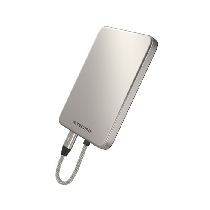 Nitecore - Pocket 5 - Titanium Gray - Power Bank Magnetico USB-C da 5000mAh - powerbank Nitecore - Pocket 5 - Titanium Gray - Power Bank Magnetico USB-C da 5000mAh - powerbank