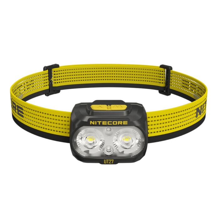 Nitecore - UT27 PRO - Classic Black - Frontale compatta con 2x batterie ricaricabili HLB1500 - 800 lumens e 168 metri - Torcia Led Nitecore - UT27 PRO - Classic Black - Frontale compatta con 2x batterie ricaricabili HLB1500 - 800 lumens e 168 metri - Torcia Led