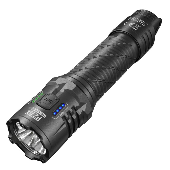 Nitecore - P27iX - Torcia LED Operativa con Fascio Luminoso Variabile - 5000 Lumens e 430 metri - Ricaricabile USB-C Nitecore - P27iX - Torcia LED Operativa con Fascio Luminoso Variabile - 5000 Lumens e 430 metri - Ricaricabile USB-C