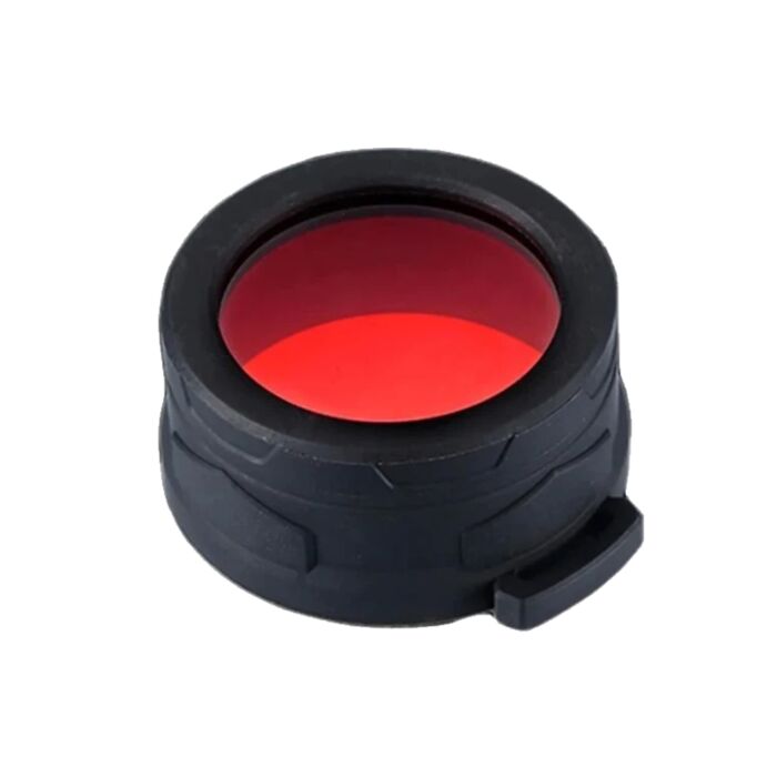 Nitecore - NFR50 - Filtro Rosso da 50mm per NEW P30, TM20K ed MT42 - Accessori Torce Led 
