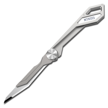 Nitecore - NTK05 EDC Ultra-Tiny Titanium Keychain Cutter Knife - Taglierino 