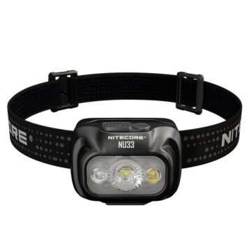 Nitecore - NU33 - Black - Frontale Ricaricabile USB - 700 lumens e 135 metri - Torcia Led 