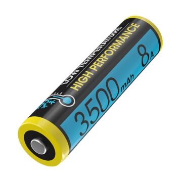 Nitecore - NL1835LTHP - Batteria Ricaricabile Protetta Li-Ion 18650 3.6V 3500mAh - Per climi rigidi e basse temperature 
