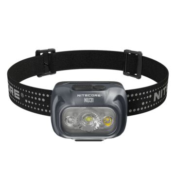 Nitecore - NU31 - Slate Grey - Frontale Ricaricabile USB - 550 lumens e 145 metri - Torcia Led 