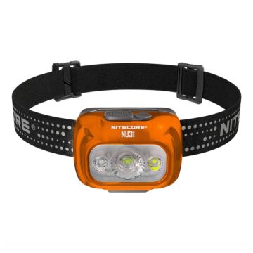 Nitecore - NU31 - Tangelo Orange - Frontale Ricaricabile USB - 550 lumens e 145 metri - Torcia Led 
