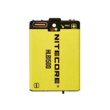 Nitecore - HLB1500 Con Plug USB-C - Batteria Ricaricabile Li-Ion 3.7V 1500mAh per HA13, HA23 e UT27 