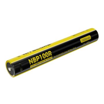 Nitecore - NBP100R - Batteria Ricaricabile Li-Ion 3.6V 10000mAh con Plug USB-C per torcia MH40PRO e PowerBank 