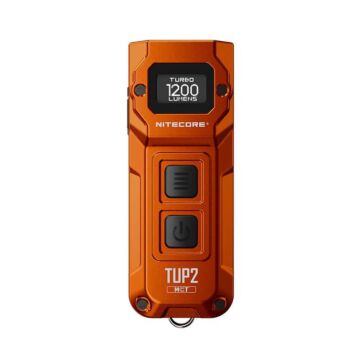 Nitecore - TUP2 MCT - Alloy Orange - 1200 lumens e 125 metri - Torcia Led ricaricabile con temperatura multipla di colore 