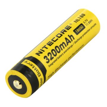 Nitecore - NL1832 - Batteria ricaricabile protetta Li-Ion 18650 3.7V 3200mAh 