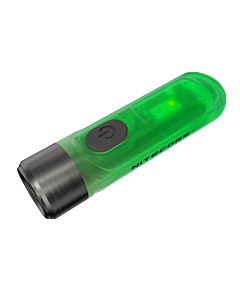 Nitecore - TIKI GITD Green - Portachiavi Ricaricabile USB + UV - 300 lumens e 71 metri - Torcia Led 