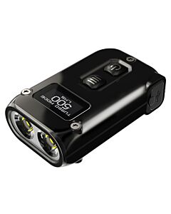 Nitecore - TINI2 SS Stainless Steel - Portachiavi Ricaricabile USB - 500 lumens e 89 metri - Torcia Led 