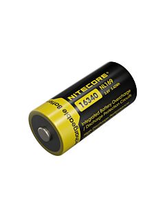 Nitecore - NL169 - Batteria ricaricabile al Litio 16340 / RCR123A 3.7V 950mAh Li-Ion 