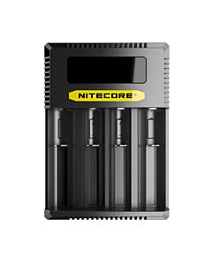 Nitecore - Ci4 Superb Charger - per Li-ion, Ni-MH e IMR - AA, AAA, 14500, 18650, 21700 ed RCR123A - Caricabatterie Universale 