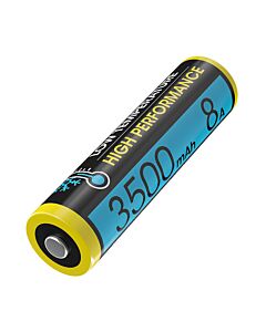 Nitecore - NL1835LTHP - Batteria Ricaricabile Protetta Li-Ion 18650 3.6V 3500mAh - Per climi rigidi e basse temperature 