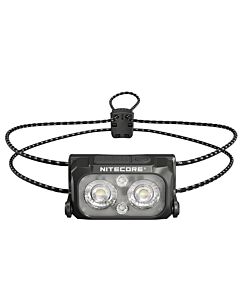 Nitecore - NU25 MCT UL - Frontale Ricaricabile USB Ultraleggera con 3 Temperature di Colore - 400 lumens e 132 metri - Torcia Led 