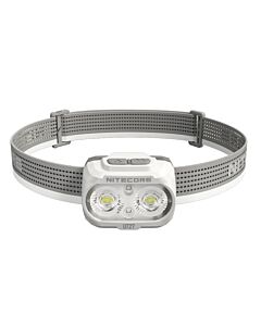 Nitecore - UT27 PRO - Titan White - Frontale compatta con 2x batterie ricaricabili HLB1500 - 800 lumens e 168 metri - Torcia Led