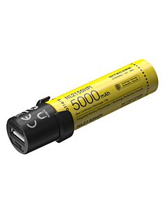 Nitecore - Kit ML21 + MPB21 - Batteria ricaricabile 21700i NL2150HPi + Power Bank Tascabile e Torcia di Emergenza 