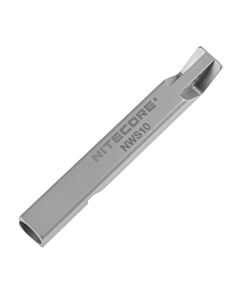 Nitecore - NWS10 - Fischietto di emergenza in Titanio da 120db - Titanium Whistle 