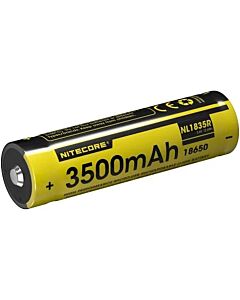 Nitecore - NL1835R Con Plug USB-C - Batteria Ricaricabile Protetta Li-Ion 18650 3.6V 3500mAh 