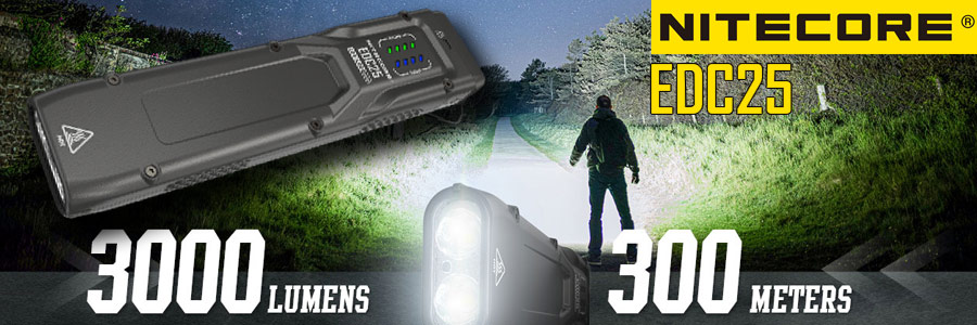 Recensione del Nitecore EDC25: Caratteristiche e Prestazioni Migliorate