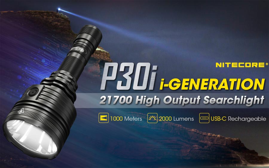 Recensione NITECORE P30i - 2000 lumens, 1000 metri - 21700