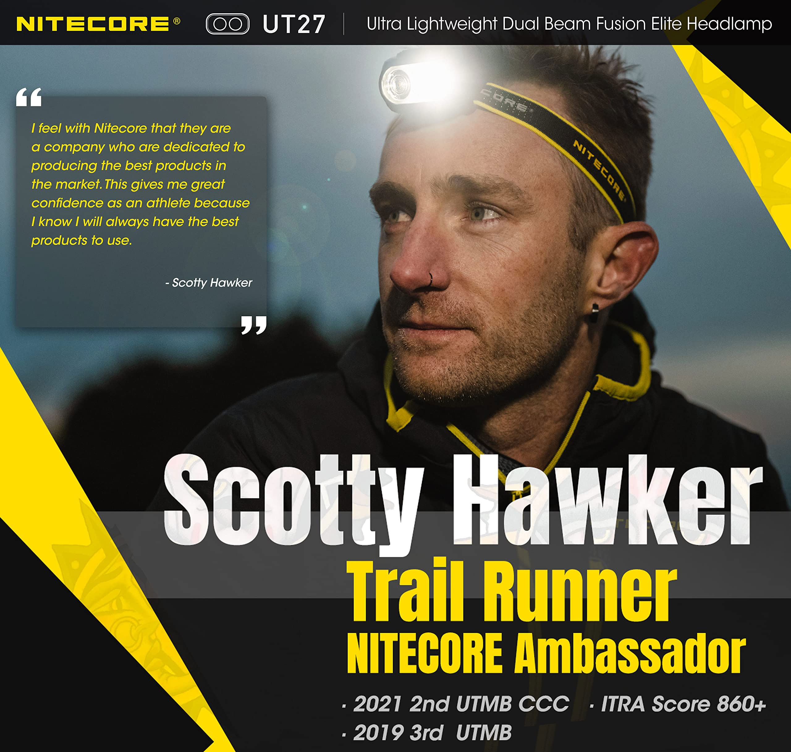 Presentazione della Nuova UT27: Gli Ambasciatori di NITECORE Si Equipaggiano per l'Ultra-Trail du Mont-Blanc 2023