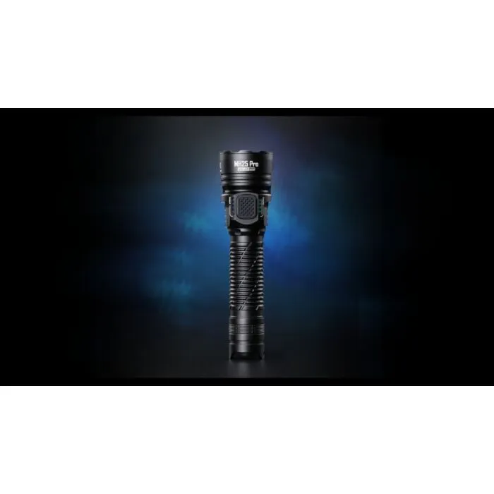 Nitecore MH10S Torcia LED Ricaricabile 1800 Lumen - Alluminio Nero, 140mm