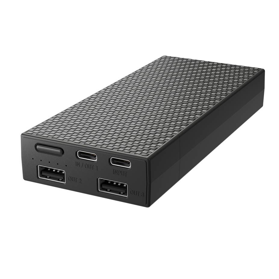 Nitecore - NB20000 - Power Bank USB ultraleggero in fibra di carbonio -  powerbank