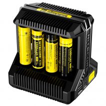 Nitecore - I8 - Caricabatterie Universale - per Ni-MH, Li-ion e IMR - AA, AAA, 14500, 18650, 26650 ed RCR123A