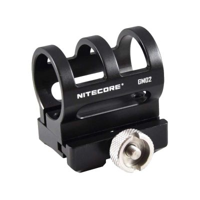 Nitecore - GM02 - GunMount per slitta Weaver e Picatinny - Accessorio per torce Nitecore